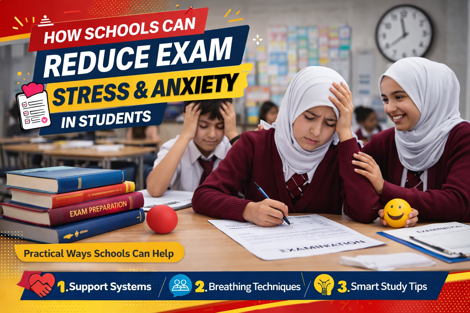 How Schools Can Reduce Exam Stress and Anxiety in Students