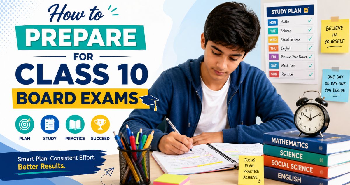 How to Prepare for Class 10 Board Exams: The Complete Student Guide